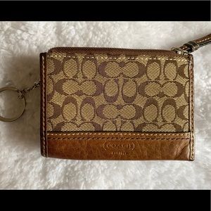 Coach Zipped Coin Card case Wallet